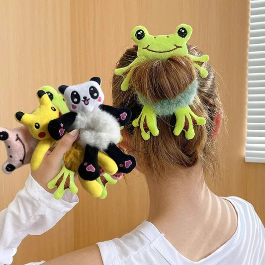 CuddleBand™ Plush Animal Scrunchies — Adorable Comfort Meets Effortless Style
