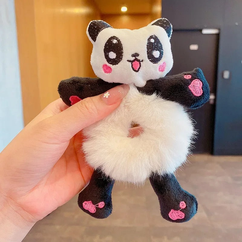 CuddleBand™ Plush Animal Scrunchies — Adorable Comfort Meets Effortless Style