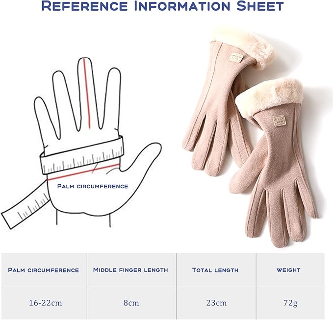 💎 Caressa™ Touchscreen Winter Gloves — Elegance in Every Touch