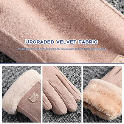 💎 Caressa™ Touchscreen Winter Gloves — Elegance in Every Touch