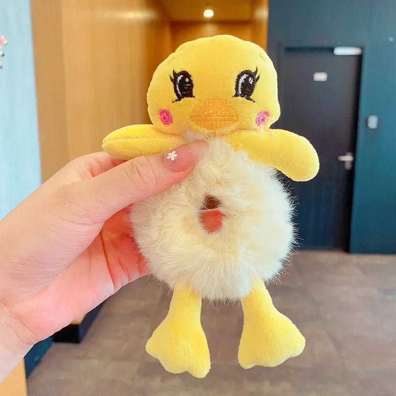 CuddleBand™ Plush Animal Scrunchies — Adorable Comfort Meets Effortless Style