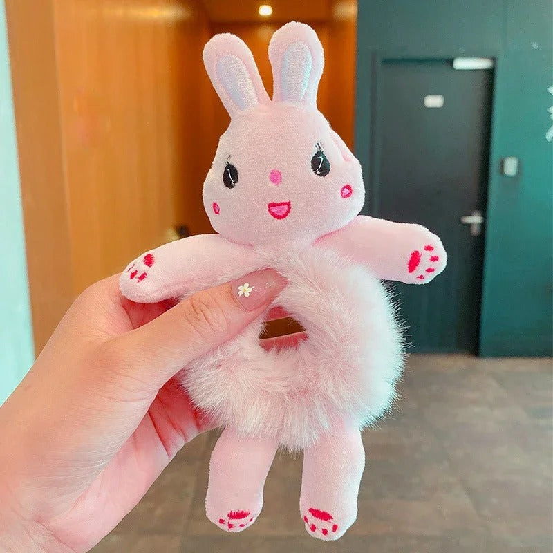 CuddleBand™ Plush Animal Scrunchies — Adorable Comfort Meets Effortless Style